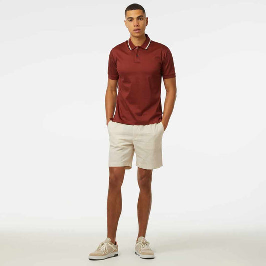 Penrose Open Brown Polo-Shirt