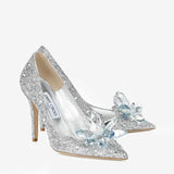 Cinderella Crystal Cluster Pumps