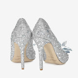 Cinderella Crystal Cluster Pumps