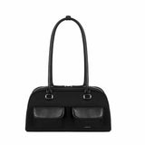 Chubby Nylon Black Shoulder Bag