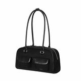 Chubby Nylon Black Shoulder Bag