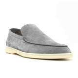 Summer Walk Suede Gull Grey Loafers