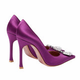 Camelia Amethyst 105mm Sling Pumps