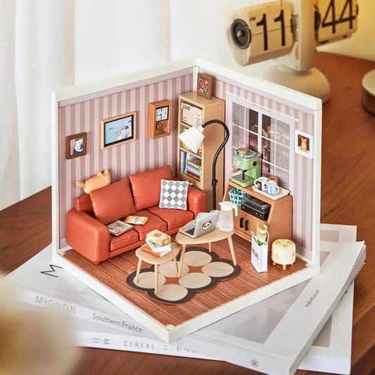 Rolife Cozy Living Lounge Miniature House