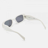 Prism Frame White Sunglasses