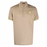 Medusa Embroidered Sand Polo-Shirt