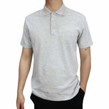 Greca Collar Grey Polo-Shirt