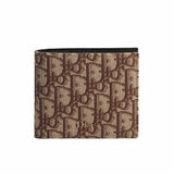 Oblique Jacquard Brown Wallet