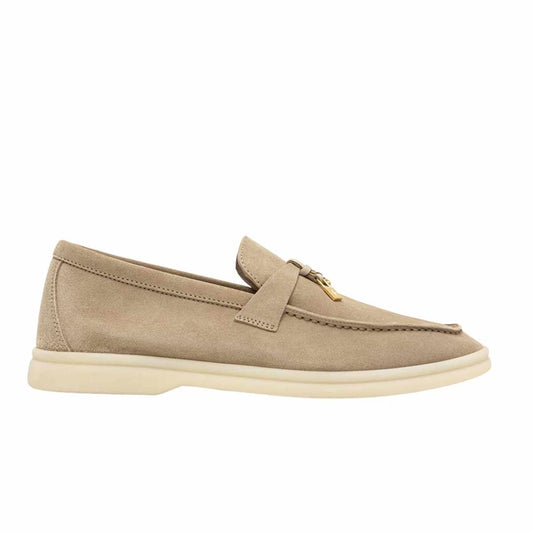 Summer Charms Walk Suede Sandstone Loafers