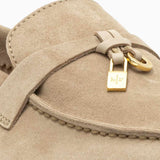 Summer Charms Walk Suede Sandstone Loafers