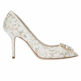 Belluci Taormina 90mm White Pumps