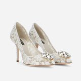 Belluci Taormina 90mm White Pumps