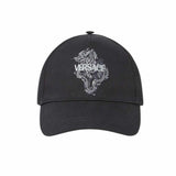 Logo Embroidered Black Cap