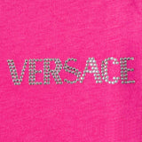 Logo Rhinestone Pink T-Shirt