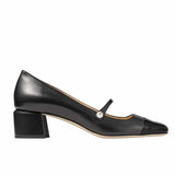 Mary Jane Elisa 45mm Black Pumps