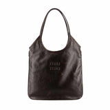 Ivy Leather Black Shoulder Bag