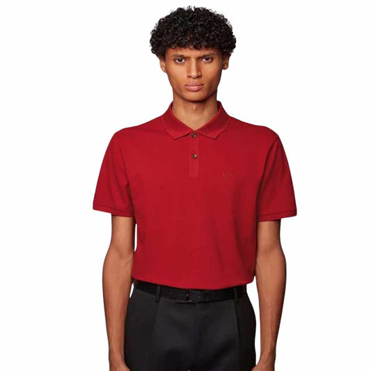 Pallas Logo Red Polo-Shirt