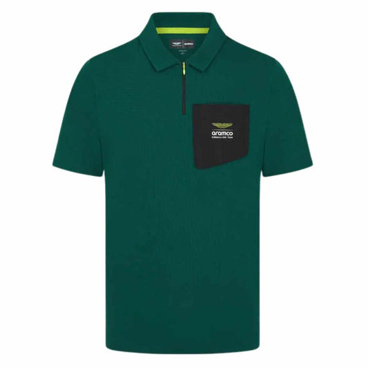 Pocket Logo Green Polo-Shirt