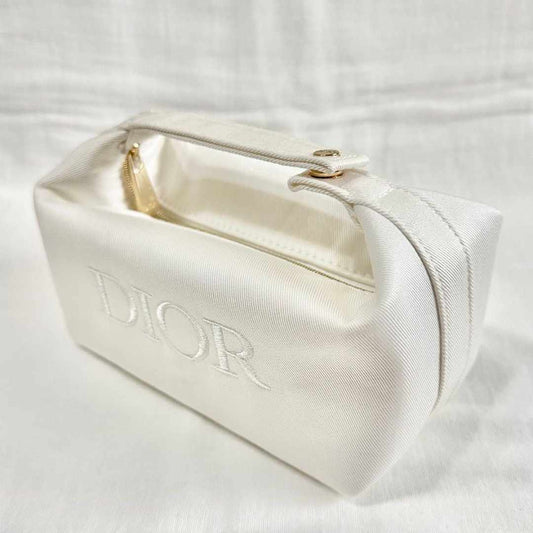 White Trousse Pouch