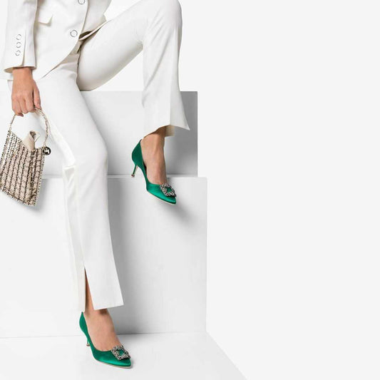 Hangisi Emerald Green 50mm Pumps