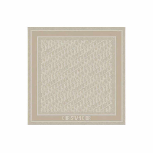 Oblique Silk Twill Foulard Scarf