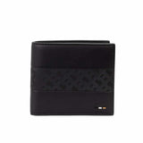 Striped Monogram Black Wallet
