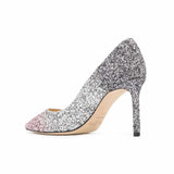 Romy 85 Glitter Ballet Pink Pumps