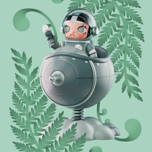 Mega Space Molly 100% Blooming Silver Fern Figurine