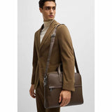 Zair Brown Document Bag