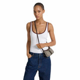 Ophidia Beige Mini Shoulder Bag