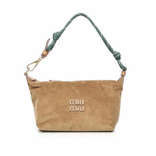 Velvet Brown Shoulder Bag