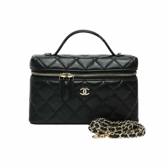 L19 Lambskin Black Vanity Case