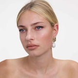 Knot Pearl Gold Earrings