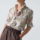 Paisley Poplin Shirt
