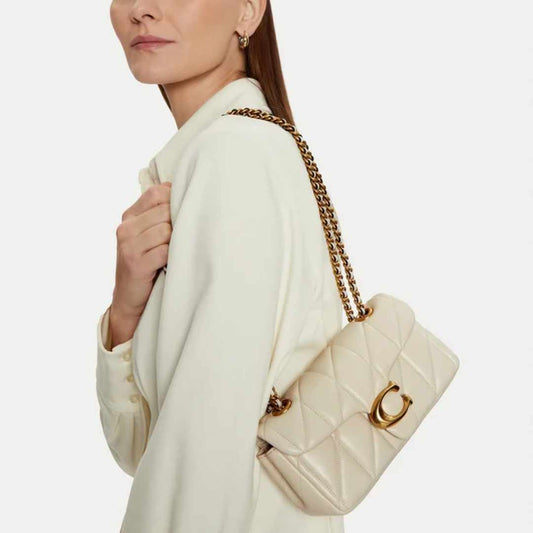 Tabby Cream Shoulder Bag