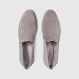 Suede Piuma Grey Loafers