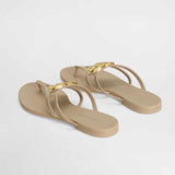 DG Plaque Beige Slides