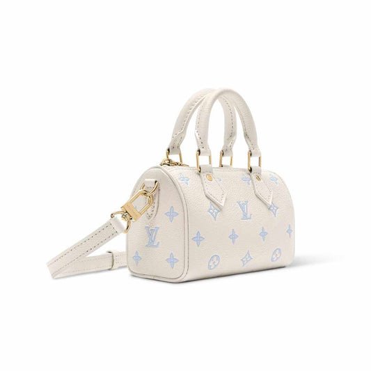 Nano Speedy Monogram Empreinte Leather Hand Bag