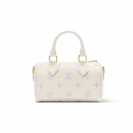 Nano Speedy Monogram Empreinte Leather Hand Bag