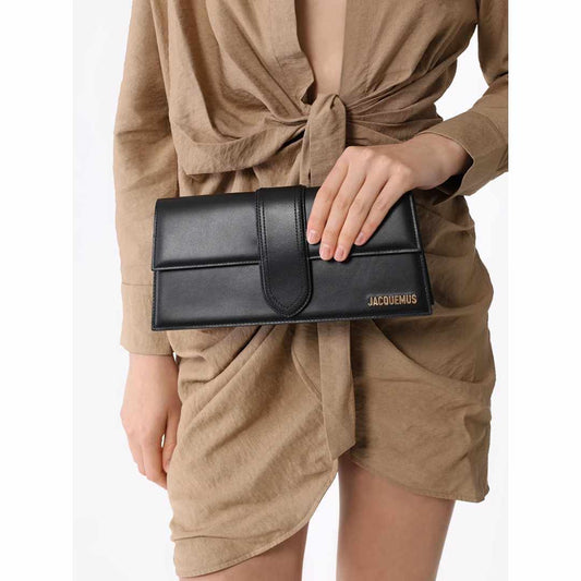 Le Bambino Long Black Shoulder Bag