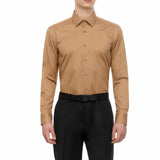 Monogram Print Beige Shirt