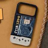 Hirono Road Journal iPhone 17 Pro Max Denim Case