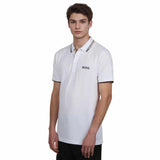 Paddy Pro Black Embroidery White Polo-Shirt