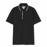 Barocco Print Black Polo-Shirt