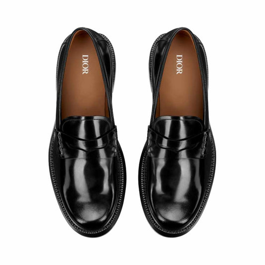 Smooth Calfskin Carlo Black Loafers