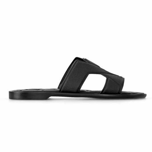 LV Oasis Black Slides