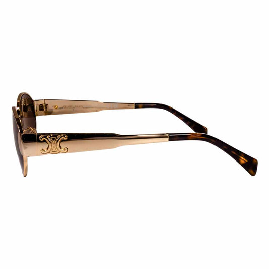 Triomphe Metal Gold Sunglasses