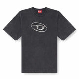 Oval D Faded Black T-Shirt