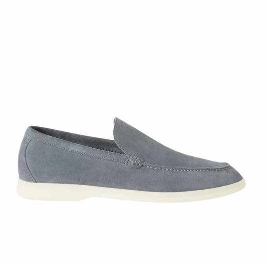 Summer Walk Suede Frozen Blue Loafers