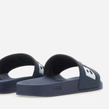Logo Embossed Blue Slides
